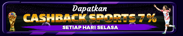 BONUS CASHBACK KEKALAHAN SPORTS GAMES 7%